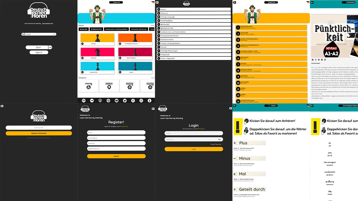 Language learning app